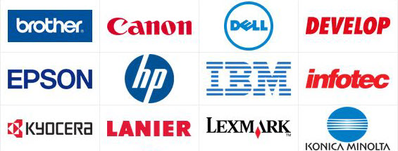 Printermerken Brother, Hp, Epson, Canon, Dell, Samsung, Xerox,...